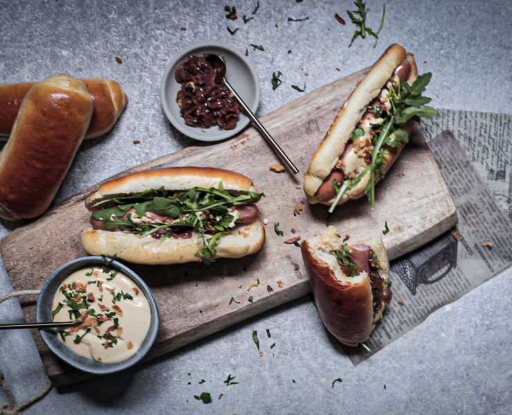 Domáce hot dog rožky