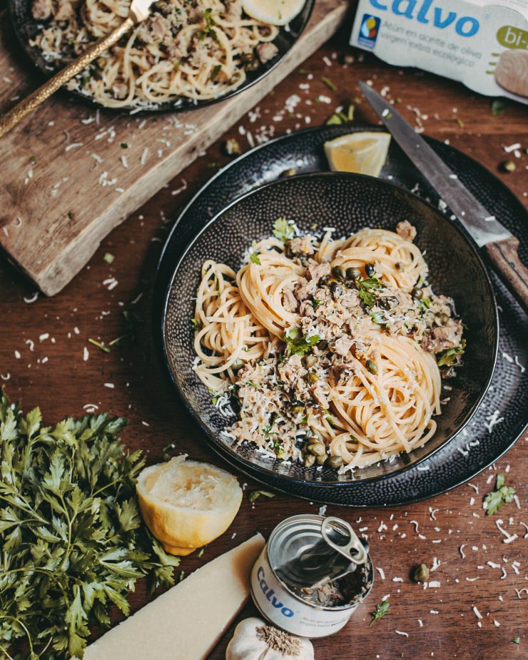 Tuniakové cestoviny s citrónom